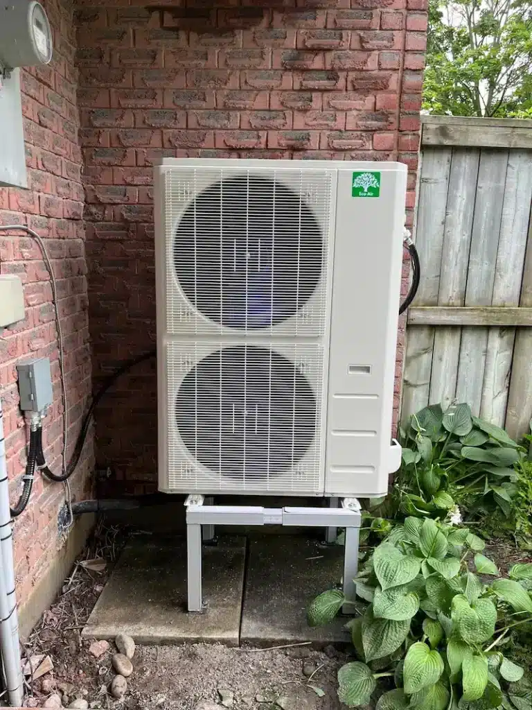 heat pump condenser outdoor unit