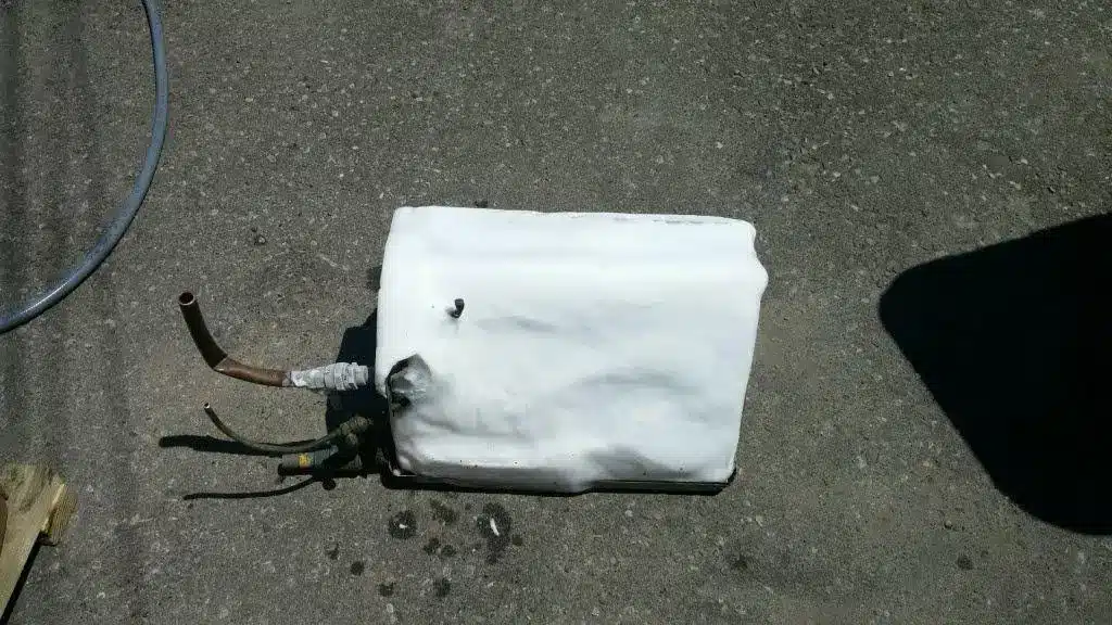 completely frozen inside component of ac in toronto