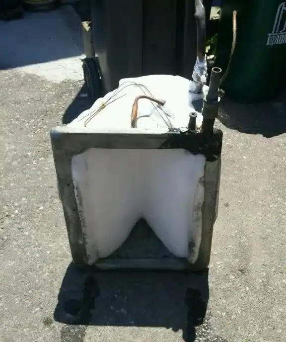 air conditioner freezing up